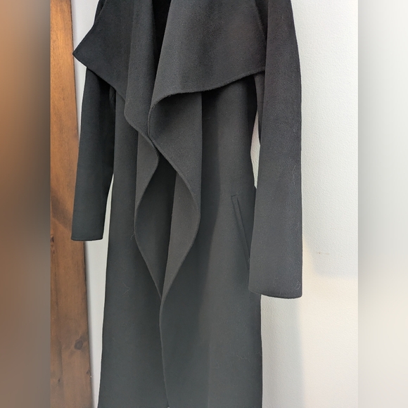 Quince Double-Faced Merino Wool Draped Collar Wrap Coat - NWOT - Picture 12 of 15